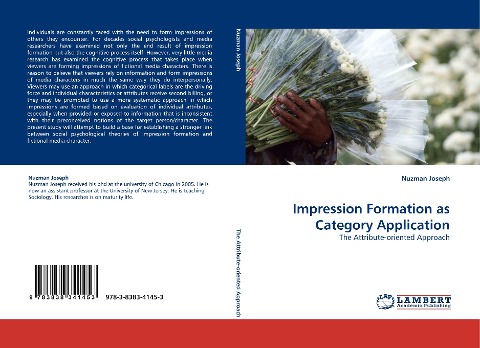 Impression Formation as Category Application: The Attribute-oriented Approach