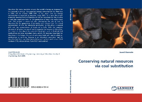 Conserving natural resources via coal substitution