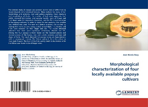 Morphological characterization of four locally available papaya cultivars