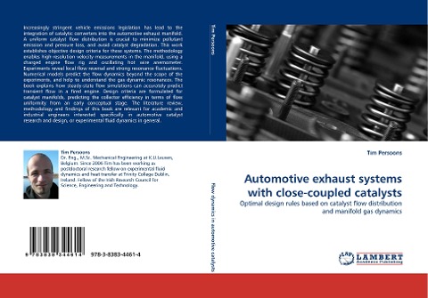 Automotive exhaust systems with close-coupled catalysts: Optimal design rules based on catalyst flow distribution and manifold gas dynamics