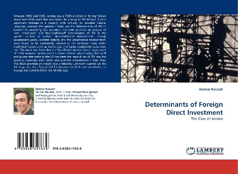 Determinants of Foreign Direct Investment: The Case of Jordan