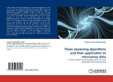 Three clustering algorithms and their application to microarray data: A Study of Three clustering algorithms and their application to microarray data