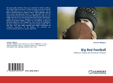 Big Red Football: Imitation Theory and Domestic Violence