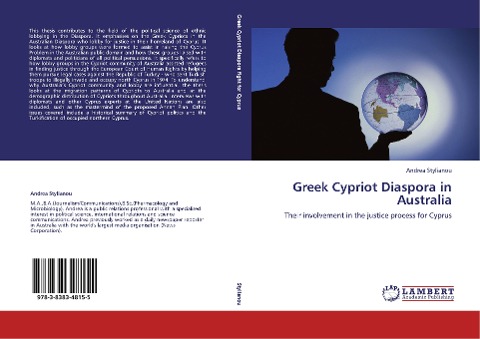 Greek Cypriot Diaspora in Australia: Their involvement in the justice process for Cyprus