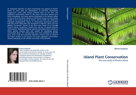 Island Plant Conservation: The case study of Pitcairn Island