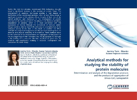 Analytical methods for studying the stability of protein molecules: Determination and analysis of the degradation products and the products of aggregation of (rHuG-CSF), Lenograstim