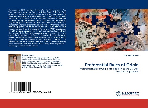 Preferential Rules of Origin: Preferential Rules of Origin: From NAFTA to the US-Chile Free Trade Agreement