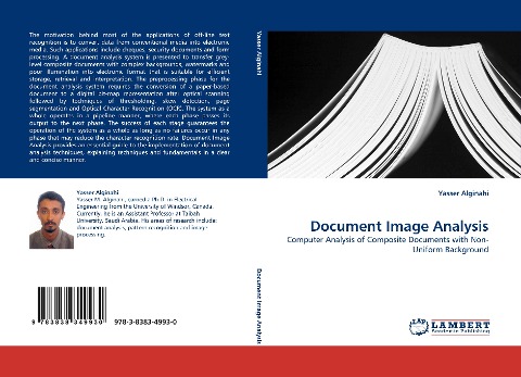 Document Image Analysis: Computer Analysis of Composite Documents with Non-Uniform Background