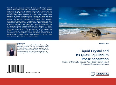 Liquid Crystal and Its Quasi-Equilibrium Phase Separation: Studies of Thermally Induced Phase Separation of Liquid Crystals and Pre-polymer Mixtures