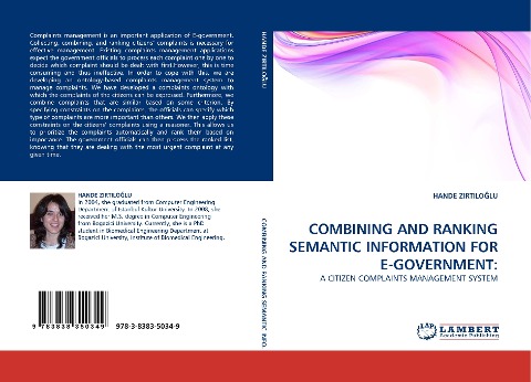 COMBINING AND RANKING SEMANTIC INFORMATION FOR E-GOVERNMENT:: A CITIZEN COMPLAINTS MANAGEMENT SYSTEM