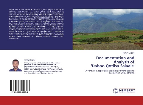 Documentation and Analysis of Daboo Qotiisa Salaale: A form of Cooperative Work on Plowing among Farmers in Selale Oromo