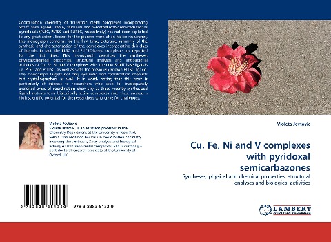 Cu, Fe, Ni and V complexes with pyridoxal semicarbazones: Syntheses, physical and chemical properties, structural analyses and biological activities