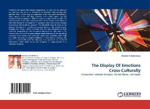 The Display Of Emotions Cross-Culturally: Comparison between Bulgaria, United States, and Japan