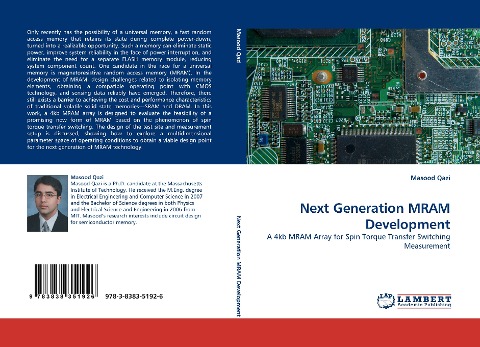Next Generation MRAM Development: A 4kb MRAM Array for Spin Torque Transfer Switching Measurement