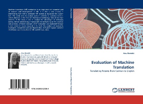 Evaluation of Machine Translation: Translating Patents from German to English