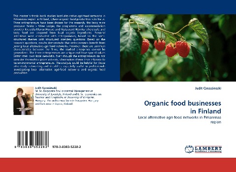 Organic food businesses in Finland: Local alternative agri-food networks in Pirkanmaa region