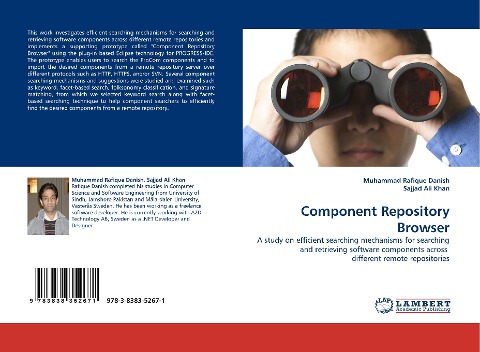 Component Repository Browser: A study on efficient searching mechanisms for searching and retrieving software components across  different remote repositories
