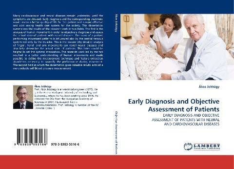 Early Diagnosis and Objective Assessment of Patients: EARLY DIAGNOSIS AND OBJECTIVE ASSESSMENT OF PATIENTS WITH NEURAL AND CARDIOVASCULAR DISEASES