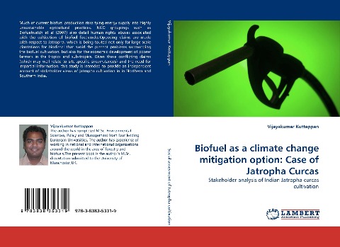 Biofuel as a climate change mitigation option: Case of Jatropha Curcas: Stakeholder analysis of Indian Jatropha curcas cultivation
