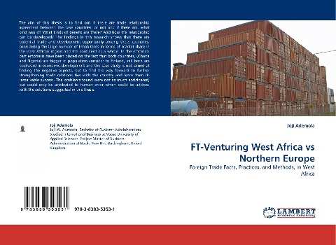 FT-Venturing West Africa vs Northern Europe: Foreign Trade Facts, Practices, and Methods, in West Africa