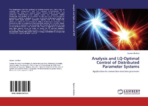Analysis and LQ-Optimal Control of Distributed Parameter Systems: Application to convection-reaction processes