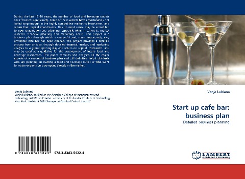 Start up cafe bar: business plan: Detailed business planning