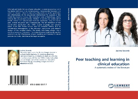 Peer teaching and learning in clinical education: A systematic review of the literature