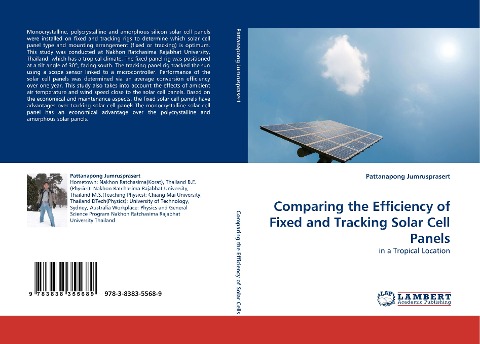 Comparing the Efficiency of Fixed and Tracking Solar Cell Panels: in a Tropical Location