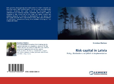 Risk capital in Latvia: Policy, distribution and pitfalls in implementation