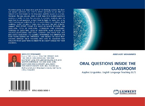 ORAL QUESTIONS INSIDE THE CLASSROOM: Applied Linguistics. English Language Teaching (ELT)