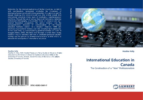 International Education in Canada: The Construction of a "New" Professionalism