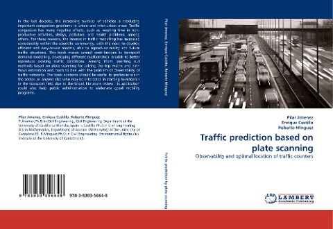 Traffic prediction based on plate scanning: Observability and optimal location of traffic counters