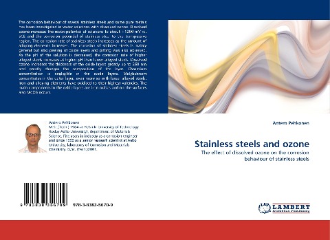 Stainless steels and ozone: The effect of dissolved ozone on the corrosion behaviour of stainless steels