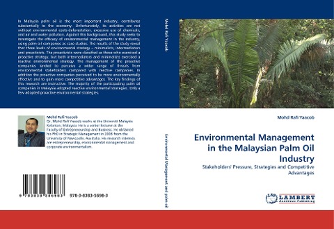 Environmental Management in the Malaysian Palm Oil Industry: Stakeholders Pressure, Strategies and Competitive Advantages