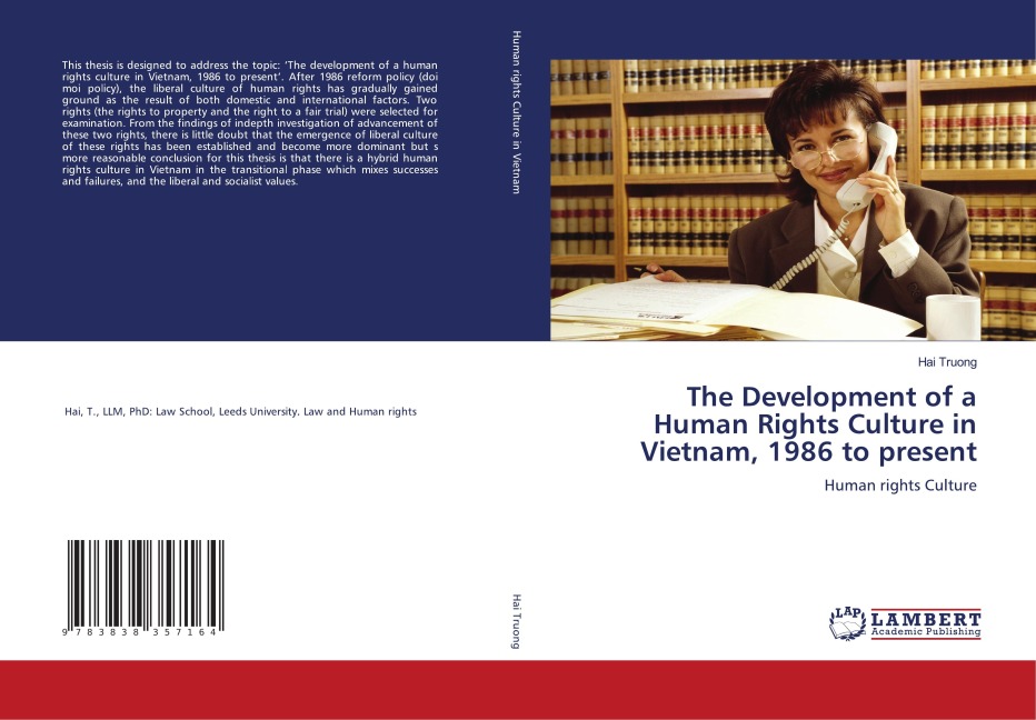 The Development of a Human Rights Culture in Vietnam, 1986 to present: Human rights Culture