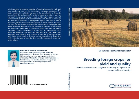 Breeding forage crops for yield and quality: Genetic evaluation of sorghum x sudangrass hybrids for forage yield and quality