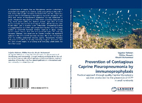 Prevention of Contagious Caprine Pleuropneumonia by immunoprophylaxis: Practical approach through quality Caprine Mycoplasma vaccines production for the prevention of CCPP in small ruminants