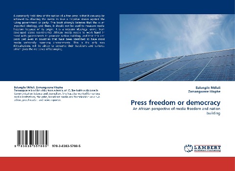 Press freedom or democracy: An African perspective of media freedom and nation building