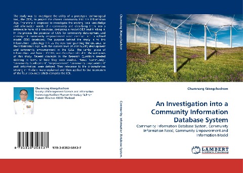An Investigation into a Community Information Database System: Community Information Database System, Community Information Need, Community Empowerment and Information Model