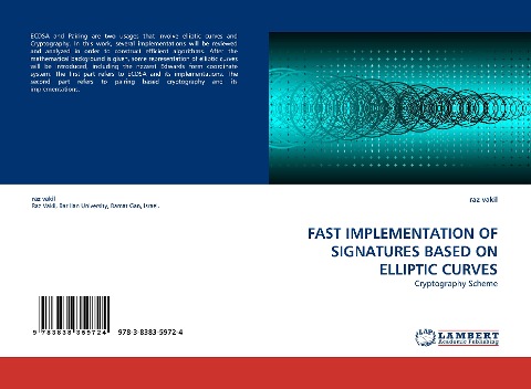 FAST IMPLEMENTATION OF SIGNATURES BASED ON ELLIPTIC CURVES: Cryptography Scheme