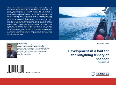 Development of a bait for the longlining fishery of snapper: New Zealand