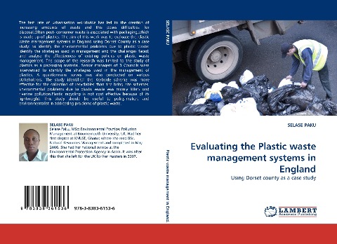 Evaluating the Plastic waste management systems in England: Using Dorset county as a case study