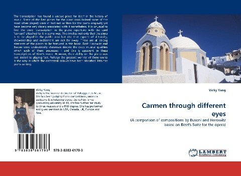 Carmen through different eyes: (A comparison of compositions by Busoni and  Horowitz based on Bizets Suite for the opera)