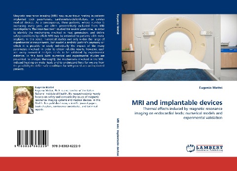 MRI and implantable devices: Thermal effects induced by magnetic resonance imaging on endocardial leads: numerical models and experimental validation