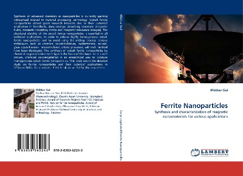 Ferrite Nanoparticles: Synthesis and characterization of magnetic nanomaterials for various applications
