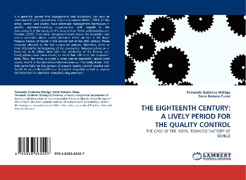 THE EIGHTEENTH CENTURY: A LIVELY PERIOD FOR THE QUALITY CONTROL: THE CASE OF THE ROYAL TOBACCO FACTORY OF SEVILLE