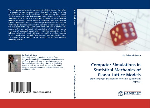 Computer Simulations In Statistical Mechanics of Planar Lattice Models: Exploring Both Equilibrium and Non-Equilibrium Aspects