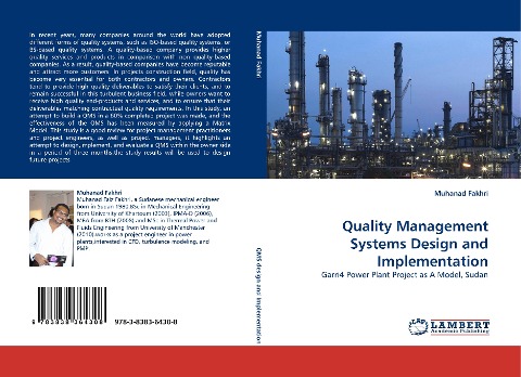 Quality Management Systems Design and Implementation: Garri4 Power Plant Project as A Model, Sudan