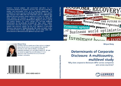 Determinants of Corporate Disclosure: A multicountry, multilevel study: Why does corporate disclosure differ across companies and across countries?