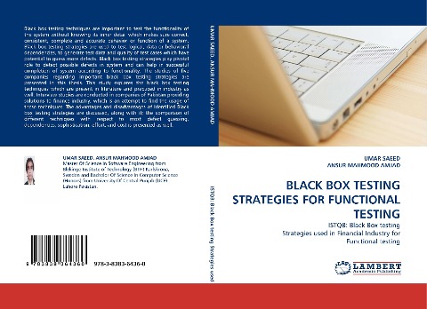 BLACK BOX TESTING STRATEGIES FOR FUNCTIONAL TESTING: ISTQB: Black Box testing Strategies used in Financial Industry for Functional testing